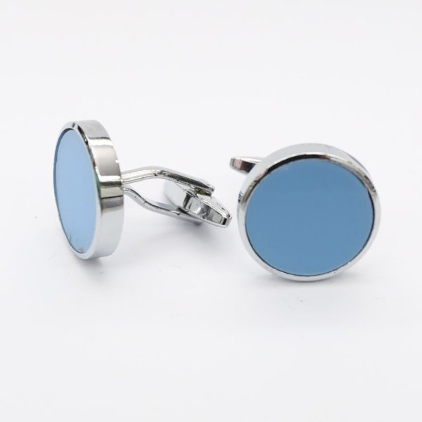 best tailor in bangkok mother of pearls cufflinks blue