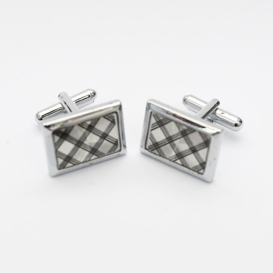 best tailor in bangkok stripe2 mother of pearls cufflinks
